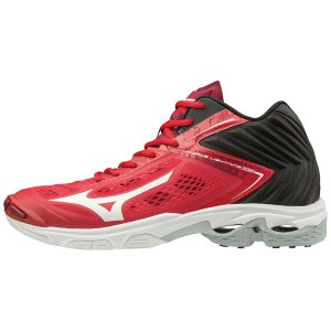 Dámské Volejbalové Boty Mizuno Wave Lightning Z5 Mid Červené/Černé